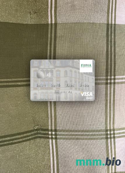Luxembourg Banque Fortuna visa obciążyć card wygląd fotograficzny skan PSD + zdjęcie